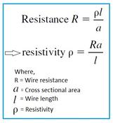 Wire Resistivity Calculator and Formula