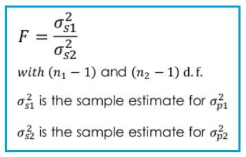 F-test statistic