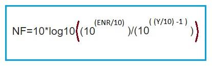 Y-Factor vs ENR (Excess Noise Ratio)
